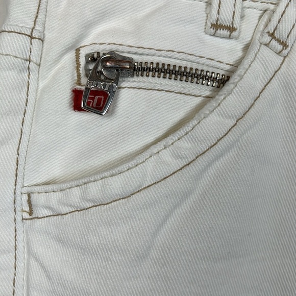 NWT Miss Sixty White Jeans Straight 27 Vintage Y2K 00’s Mid Rise - Picture 4 of 11